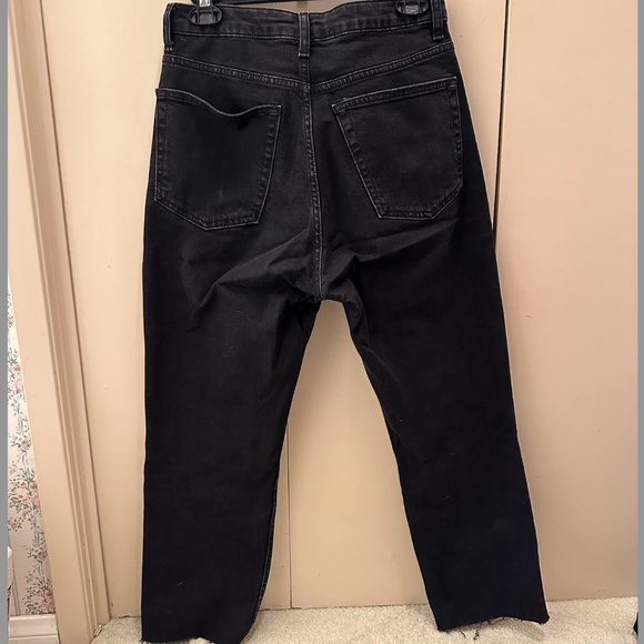 TopShop Moto Straight Leg Black Jean - Picture 2 of 4